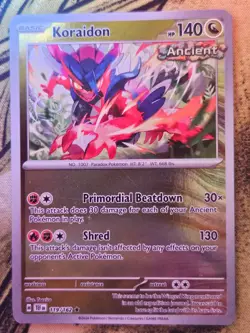 Koraidon 119/162 Rare Deck Exclusives Pokemon Near Mint - Image 1
