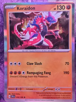 Koraidon 124/198 Rare Deck Exclusives Pokemon Near Mint - Image 1
