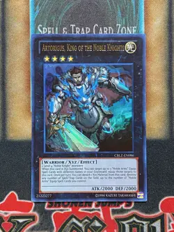 Yugioh Artorigus, King of the Noble Knights CBLZ-EN086 Ultra Rare NM - Image 1
