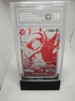 TAG 10 One Piece Card Monkey D. Luffy ENG 3rd ANV Treasure CP PACK ST10-006 SR - Image 1