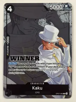 Kaku Winner Pack 2025 OP07-080 Holo Foil Alt Art - One Piece TCG Promo Vol. 1 - Image 1