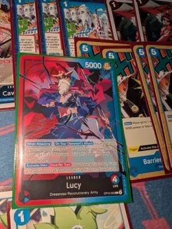 One Piece CCG Red Blue Lucy OP15 Deck - Rebecca, Sabo, fire fist - Image 2