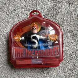 Disney Store Syndrome Action Figure The Incredibles Pixar with Collector Card - Image 1