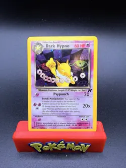 Holo SWIRL - Dark Hypno - Team Rocket 9/82 - Unlimited - Pokemon TCG - NM - Image 1