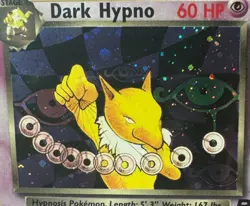 Dark Hypno 9/82 Team Rocket Holo Unlimited - LP Pokemon WOTC Vintage TCG 2000 - Image 2