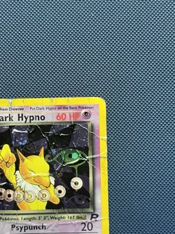 Dark Hypno 9/82 Pokemon Team Rocket Unlimited Holo Rare Pokemon Card WOTC - HP - Image 3