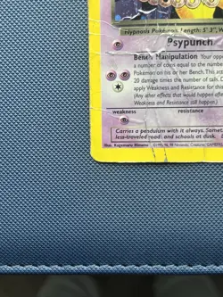 Dark Hypno 9/82 Pokemon Team Rocket Unlimited Holo Rare Pokemon Card WOTC - HP - Image 5