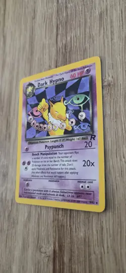 Pokemon Dark Hypno TCG Team Rocket Holo Card 9/82 Unlimited Rare - Image 3
