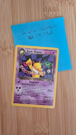 Pokemon TCG Dark Hypno Team Rocket 9/82 Unlimited Rare Non Holo Near Mint - Image 1