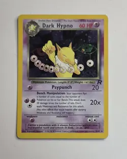 Pokemon TCG Dark Hypno 9/82 Team Rocket Holo Rare Unlimited - Image 1