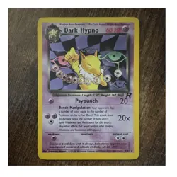 Pokemon TCG Dark Hypno 9/82 Team Rocket holo Unlimited 2000 60 HP EN - Image 1
