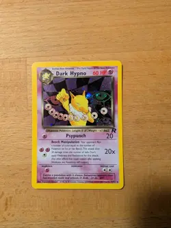 Pokemon TCG Dark Hypno Team Rocket Holo Rare Unlimited 9/82 60 HP English 2000 - Image 2
