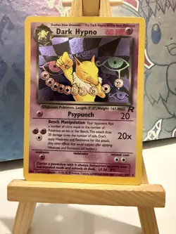 Pokemon Dark Hypno TCG Team Rocket Holo Card 9/82 Unlimited Rare - Image 1