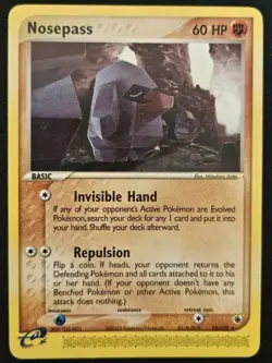 Nosepass 18/109 Ruby & Sapphire Pokemon EXC BUY 2 CARDS GET 1 FREE!! - Image 1