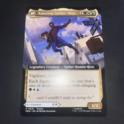 The Amazing Spider-man Peter Parker Nycc 2025 Magic The Gathering Promo Card - Image 2