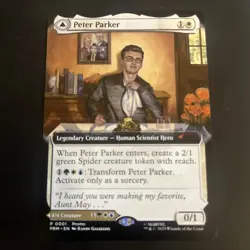 The Amazing Spider-man Peter Parker Nycc 2025 Magic The Gathering Promo Card - Image 4