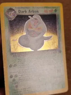 Pokemon Dark Arbok TCG Holo Rare Card 02/82 Team Rocket - Image 2