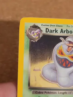 Pokemon Dark Arbok TCG Holo Rare Card 02/82 Team Rocket - Image 4