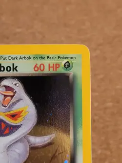 Pokemon Dark Arbok TCG Holo Rare Card 02/82 Team Rocket - Image 5