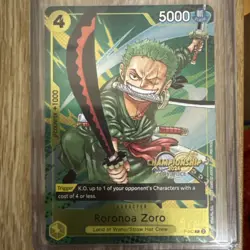 Roronoa Zoro (CS 2024 Event Pack) P-042 One Piece Promotion Cards Foil NM - Image 1