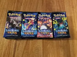 Pokemon TCG Shining Fates Booster Pack Lot of 36 FACTORY SEALED PACKS! - Image 1