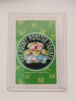 Pokemon 1996 Krabby 8 of Hearts Green Playing Card Japanese - NM - Image 2