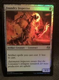MTG - 1x Foundry Inspector - Foil - Kaladesh NM - Image 1