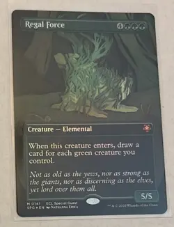 MTG Regal Force #0141 Foil Borderless Mythic ECL Special Guests (SPG) - Image 1
