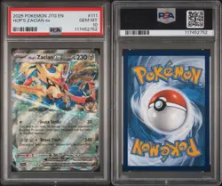 2025 Pokemon SV Journey Together JTG EN Hop's Zacian ex #111/159 PSA 10 (40 POP) - Image 3