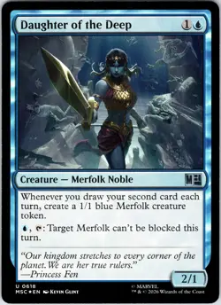 Daughter of the Deep 618 Commander: Marvel Super Heroes Foil NM - Image 1