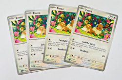 Pokemon Card Shrouded Fable 2024 Playset Eevee 050/064 x4 4x - Image 1