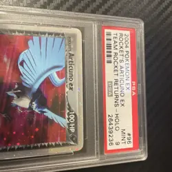 2004 Pokemon Ex Team Rocket Returns Holo #96 Rocket's Articuno Ex PSA 9 MINT - Image 1