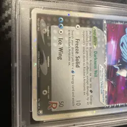 2004 Pokemon Ex Team Rocket Returns Holo #96 Rocket's Articuno Ex PSA 9 MINT - Image 2
