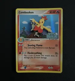 Pokemon TCG Combusken 31/100 Crystal Guardians STAMPED Holo 80 HP - Image 1