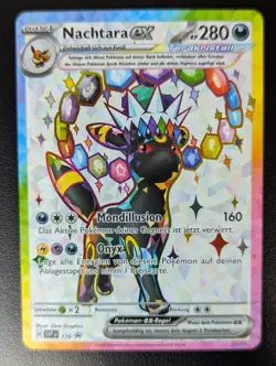 Pokemon Karte: Nachtara EX SVP 176 Black Star Promo Near Mint Deutsch - Image 1