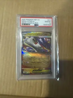 2025 POKEMON MEP EN-ME BLACK STAR PROMO MEGA LATIAS EX BOX MEGA LATIAS EX PSA 10 - Image 1