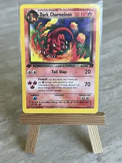 Pokemon TCG Dark Charmeleon 32/82 1st Edition Team Rocket (English) - NM- - Image 1