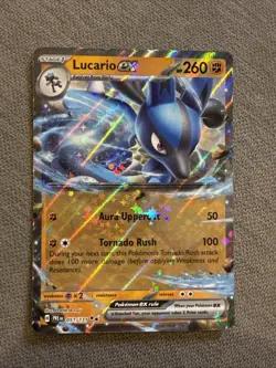 Lucario Ex 51/131 Pokemon TCG S&V Prismatic Evolutions Double Rare Holo NM - Image 1