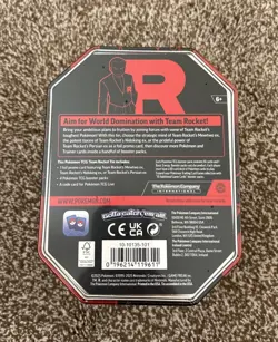 Pokemon TCG - Destined Rivals Team Rocket's Tin Nidoking ex - Brand New Sealed - Image 3