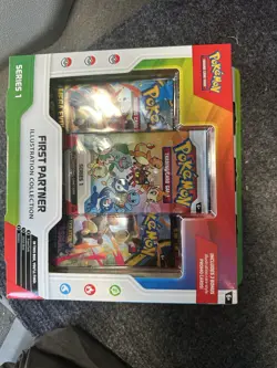Pokemon TCG First Partner Illustration Collection (Series 1) Booster Pack Sealed - Image 1