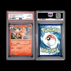 🔥 LOW POP PSA 10 w/ SWIRL 🌀 Pokemon TCG Arcanine 011 SV B.S. Promo Cosmos Holo - Image 3