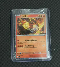 Pokemon TCG Ho-Oh EB Games Stamped Promo 010/086 Chaos Rising Preorder Sealed - Image 1