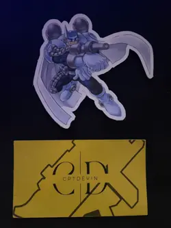 Elemental HERO Bubbleman Waterproof Die-Cut Sticker - Image 1