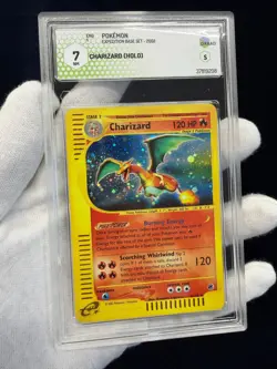 Pokemon Charizard Holo Rare Expedition Base Set #6/165 - Image 1