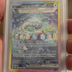 Pokemon TCG Terapagos ex 170/142 Sv07: Stellar Crown EN SIR Holo PSA 9 - Image 3