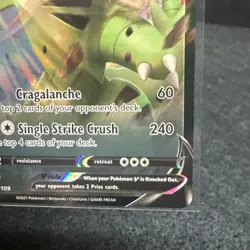 Pokemon TCG Tyranitar V SWSH109 Sword & Shield Black Star Promo NM - Image 5