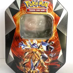 Pokemon TCG 2018 Dusk Wings Necrozma-GX Lid Prism Tin EMPTY - Image 1