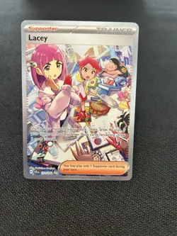 The Pokemon Company Lacey 172/142 Sv07: Stellar Crown SIR Full Art Holo EN - Image 1