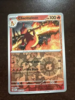 Charmeleon 005/165 Reverse Holo NM Pokemon TCG Scarlet & Violet 151 - Image 1