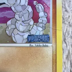 The Pokemon Company Onix 65/115 Unseen Forces Reverse Holo Common 80 HP - Image 3
